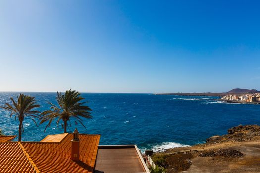 Atlantic ocean wild coast, Tenerife, Canary islands, Spain