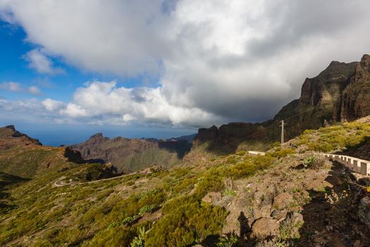 Mask village in Spain, popular tourist destination Mask village of Tenerife