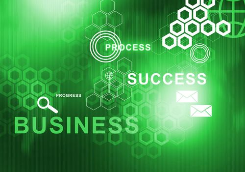 Digital background image presenting modern business concepts