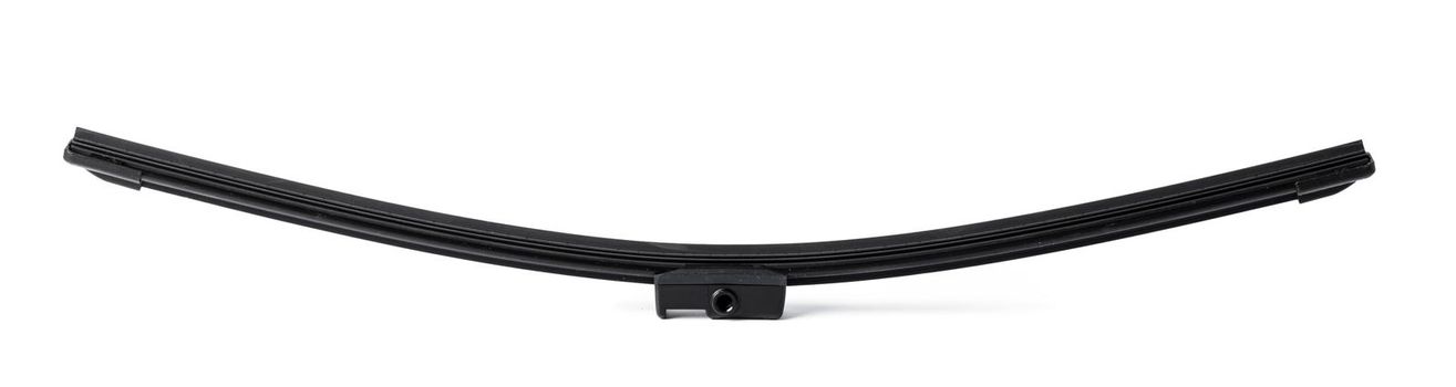 Windshield wipers for cars on a white background. Car part. Close up.