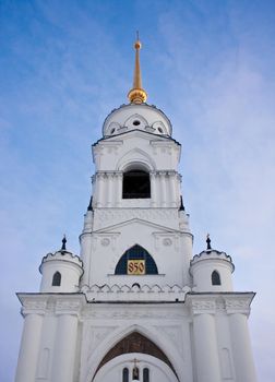 photo of Uspensky cathedral in russian city Vladimir