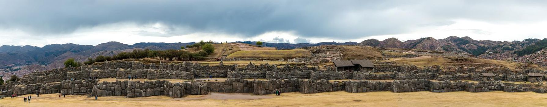 Saksaywaman, the ruined citadel on the northern outskirts of Cusco, Peru, the lost capital of Incan empire