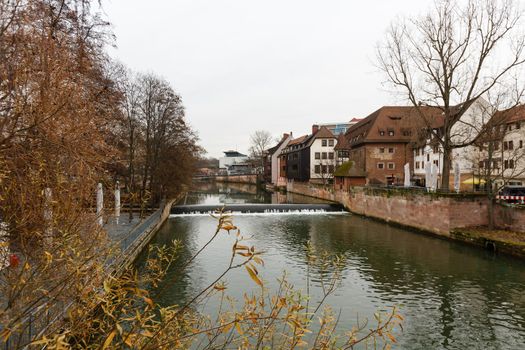 Nuremberg, Germany, old town houses, cityscape