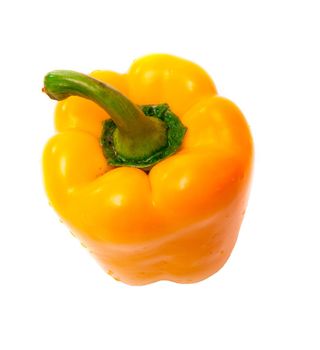 ripe pepper on a whie background