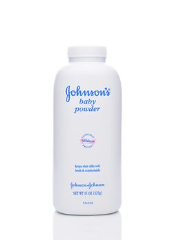 IRVINE, CALIFORNIA - JANUARY 22, 2017: Johnsons Baby Powder. The scent of Johnsons Baby Powder, for many Americans is associated with the smell of the baby itself. 