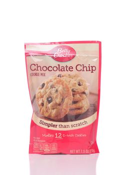 IRVINE, CALIFORNIA - 28 MAY 2021: A package of Betty Crocker Chocolate Chip Cookie Mix.