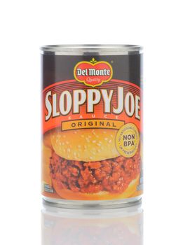 IRVINE, CALIFORNIA - MAY 23, 2019:  A can of Del Monte Sloppy Joe Sauce Original Flavor.