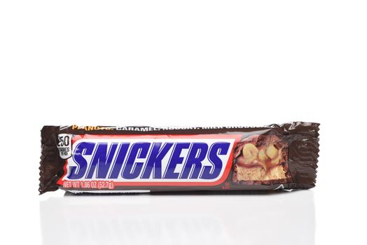 IRVINE, CALIFORNIA - 6 OCT 2020: A Snickers Candy Bar from Mars.