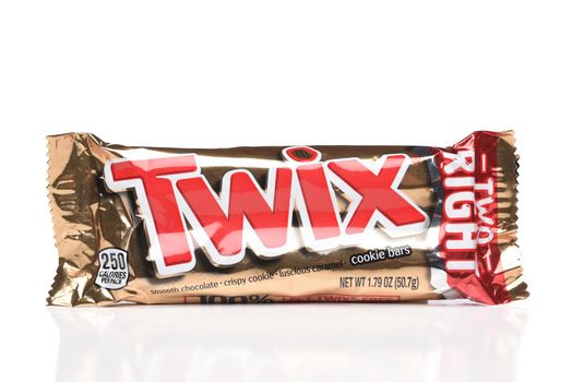 IRVINE, CALIFORNIA - 6 OCT 2020: A package of two Right Twix, Candy Bars.