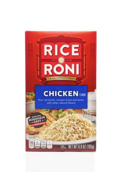 IRVINE, CA - AUGUST 6, 2018: A package of Rice-A-Roni Chicken Flavor