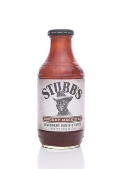 IRVINE, CALIFORNIA - JANUARY 22, 2017: Stubb’s Bar-B-Q Sauce. Teh sauce first gained notoriety at Stubb’s Legendary Bar-B-Q in Lubbock, Texas.