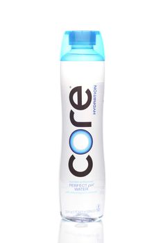 IRVINE, CALIFORNIA - MAY 20, 2019: A bottle of CORE Hydration Perfect Ph Water, with electrolytes and minerals.