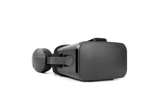 VR glasses headset isolated on white background.