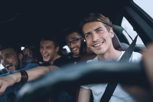 customers smiling while talking to about their driver