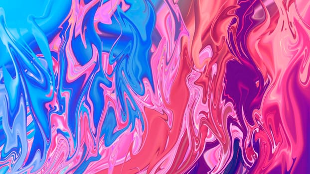 Abstract multicolored textured liquid background.
