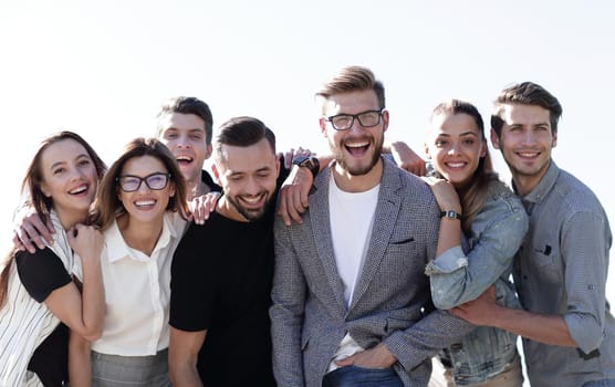 portrait of a group of successful young people.photo with copy space