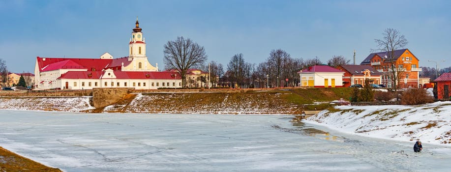 Orsha city in Republic of Belarus by winter