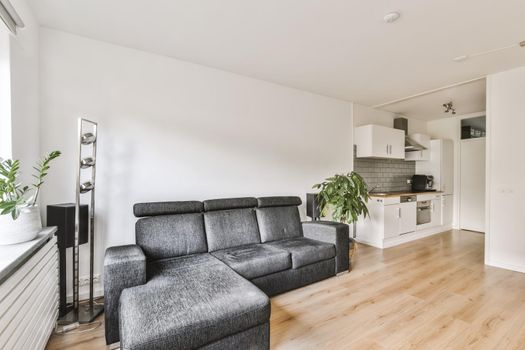 Interior of attractive and lovely living room