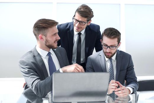 group of business people discussing business issues.business concept