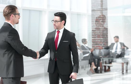 Business handshake close up, successful agreement concept, decision is made.