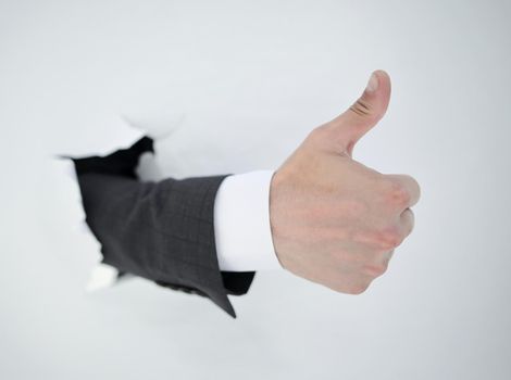 close up.hand of a businessman pointing at you.photo with copy space