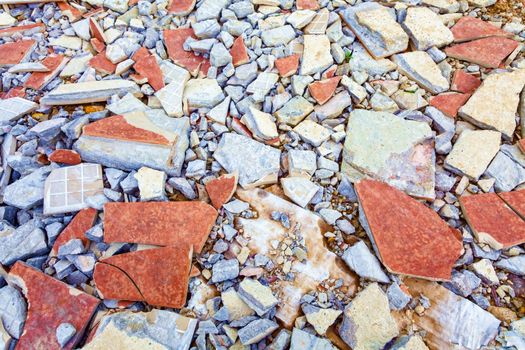 Close-up of an artificial stone structure. Background for design.