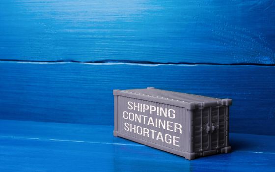 Shortage of containers and logistic collapse. Global container world trade imbalance. Consequences of economic slowdown. Damage to economies. Imbalance, high prices for the transportation of goods.