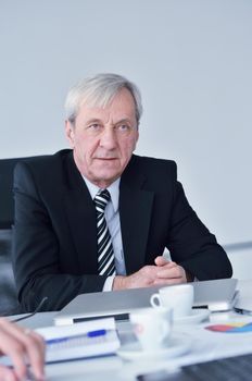 business people  group at a meeting in a light and modern office environment.