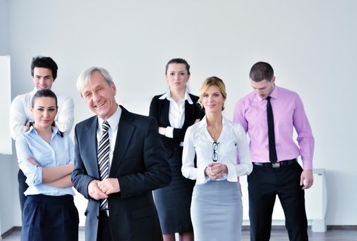 business people  group at a meeting in a light and modern office environment.