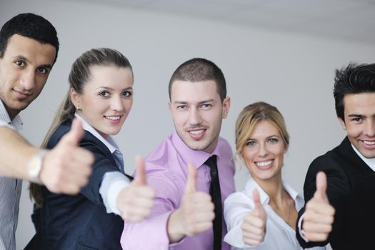 business people  team  at a meeting in a light and modern office environment.