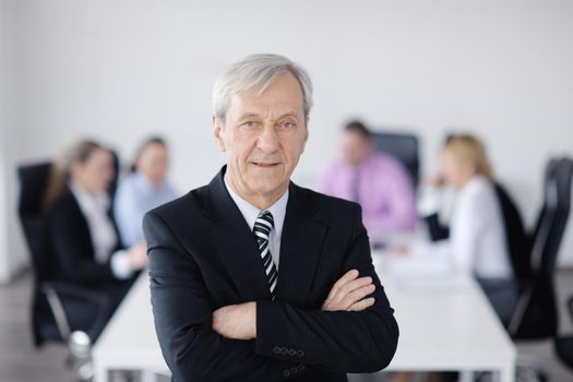 business people  team  at a meeting in a light and modern office environment.