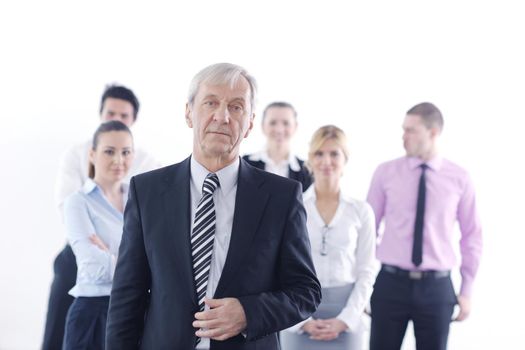 business people  team  at a meeting in a light and modern office environment.