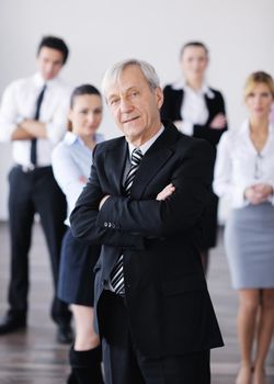 business people  team  at a meeting in a light and modern office environment.