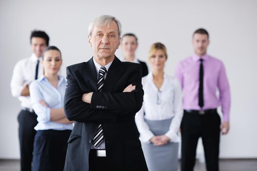 business people  team  at a meeting in a light and modern office environment.