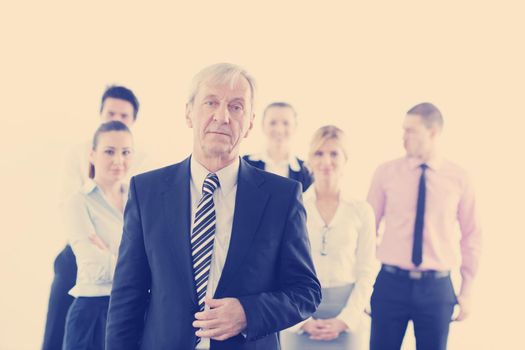 business people  team  at a meeting in a light and modern office environment.