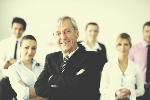 business people  team  at a meeting in a light and modern office environment.