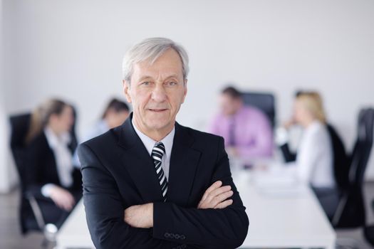 business people  team  at a meeting in a light and modern office environment.