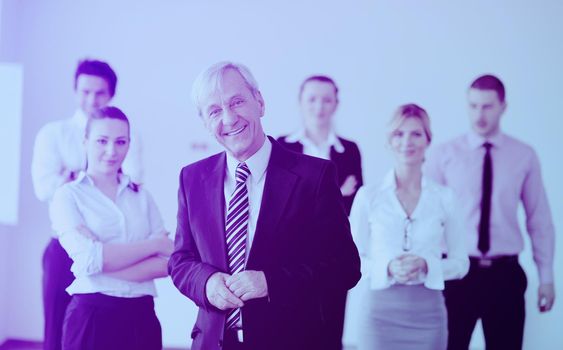 business people  team  at a meeting in a light and modern office environment.