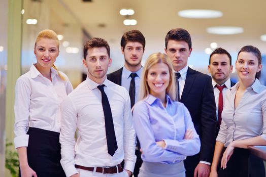 portrait of business people  team  group at modern bright office