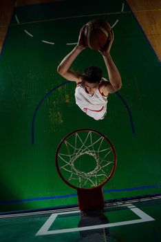 basketball game sport player in action isolated on black background