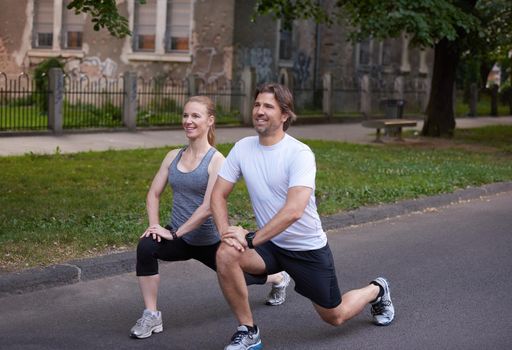 people group jogging, runners team on morning  training