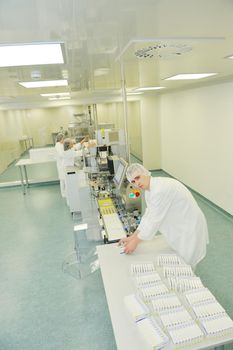 medical pills industry  factory and production indoor