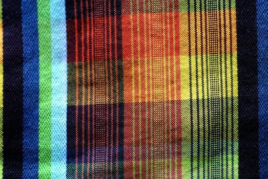 Colorful tablecloth