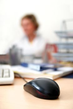 Business woman in office