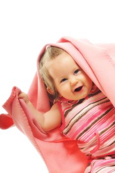 baby blanket isolated one happy