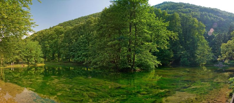 lake in pure, nature