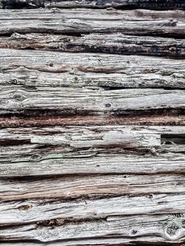 close up. a fragment of a wooden wall . background and texture