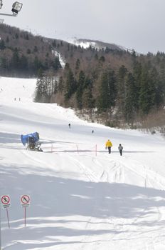 winter sport people on snow