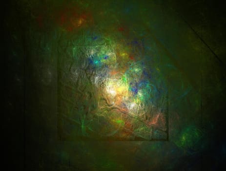 Imaginatory lush fractal texture image abstract background
