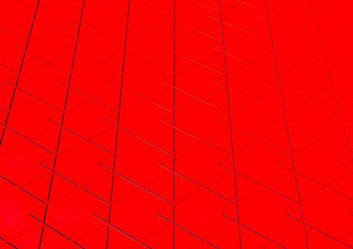 Abstract shape pattern plastic background. 3D rendering.